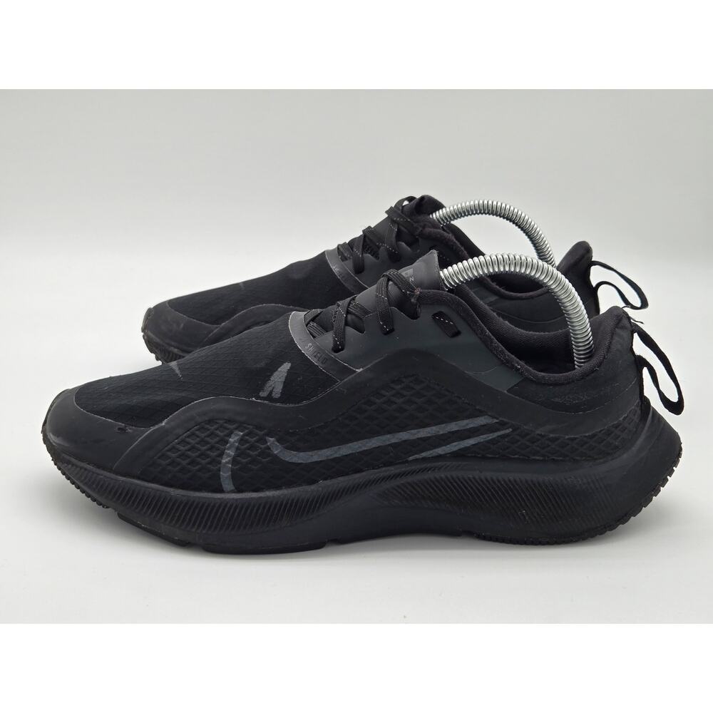 Nike Air Zoom Pegasus 37 Shield Black Anthracite Grey CQ7935-001 Men's sz 8